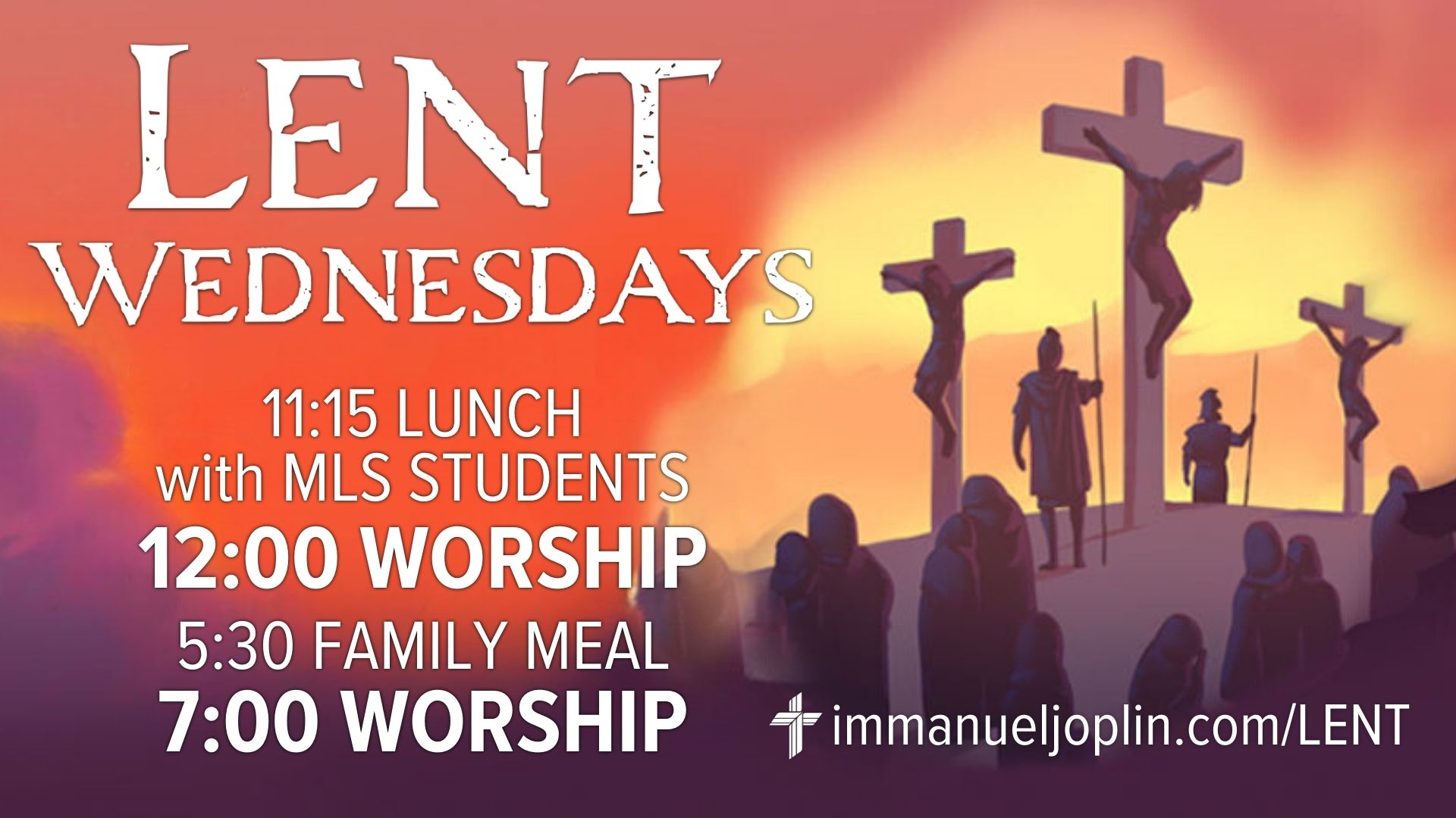 Lent 2024 Worship Services Immanuel Lutheran Church LCMS